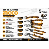 ALICATE INGCO HKPS28588 – 5 PIEZAS