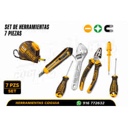 alicate x 7 unidades INGCO
