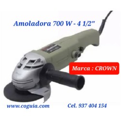 Amoladora 700 W - 4 1/2" - CROWN