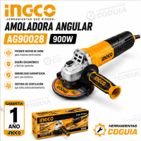 Amoladora 900W - 4 1/2" - INGCO