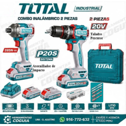 Atornillador de impacto 285 Nm + Taladro 66 Nm TOTAL