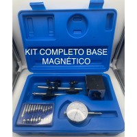 Reloj comparador + Base magnetica + extensiones