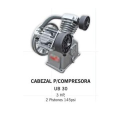 Cabezal para compresora 3 HP - 2 piston ZAFIRO