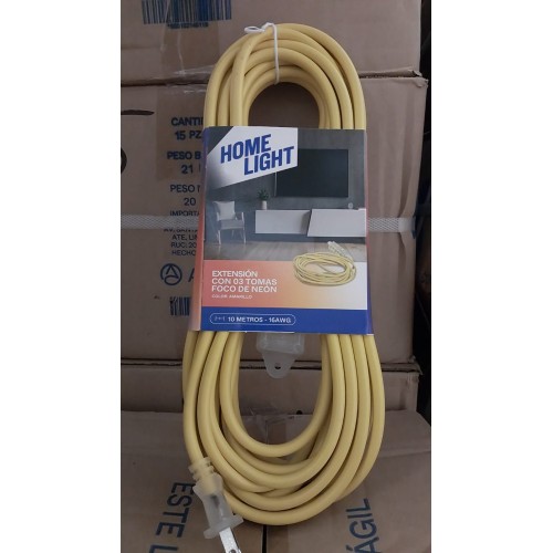 Cable extension 10 metros 16 AWG