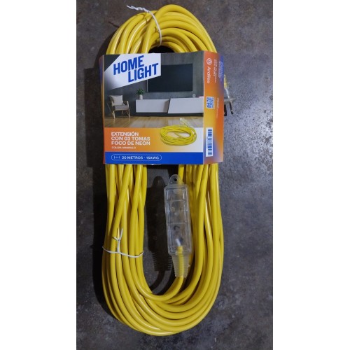 Cable extension 20 metros 16 AWG