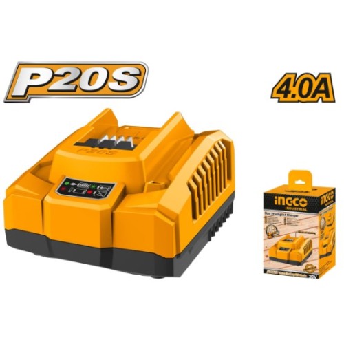 CARGADOR RAPIDO 20VOLT 4 AMP - INGCO CARGADOR RAPIDO 20VOLT 4 AMP - INGCO