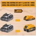 Cargador rapido 20voltios +2 baterias 20v  2 AMP - INGCO