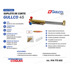 Caña de Oxicorte - GULLCO