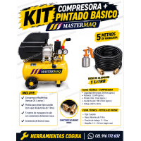Compresora equipada 24 litros 5M - MASTERMAQ