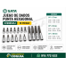Dado punta Exagonal ( ALLEN)  x 18 Piezas  SATA