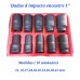 Dados de Impacto encastre 1" x 10 Unidades NEW KING