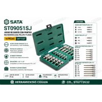 Dado Multidentados SATA ST09051SJ – 18 Piezas