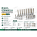Dado Multidentados SATA ST09051SJ – 18 Piezas Dado Multidentados SATA ST09051SJ – 18 Piezas