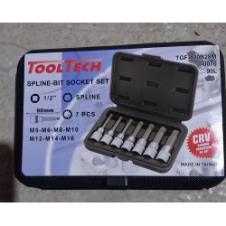 dado macho TORX -  7 unidades TOOLTECH