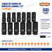 Dado tubular x 14 unidades WADFOW