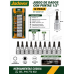 dado x 10 unid. punta exagonal y punta torx JADEVER