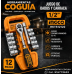 Dado x 12 Unid. 1/2" iincluye rachet + extension INGCO Dado x 12 Unid. 1/2" iincluye rachet + extension INGCO