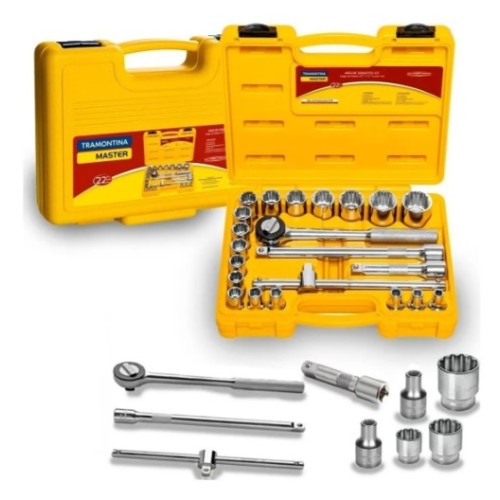dados  x 22 unidades encastre 1/2" - TRAMONTINA