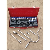 Set dados  Encastre 1/2" ( 24 unidad)  MAXWELL