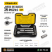 Dados mecanica x 25 unidad Encastre 1/2 STANLEY