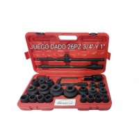 Dados de impacto x 26 unidades 3/4" y 1" NEW KING