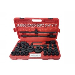 Dados de impacto x 26 unidades 3/4" y 1" NEW KING