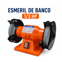 Esmeril de banco 1/3HP piedra 5" ZAFIRO