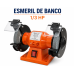 Esmeril de banco 1/3HP piedra 5" ZAFIRO