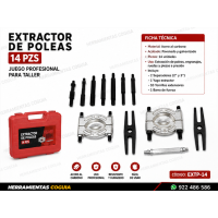 Extractor Separador de Rodamientos y Poleas