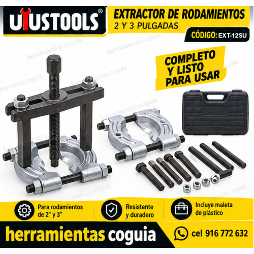 Extractor Separador de Rodamientos y Poleas UYUSTULS