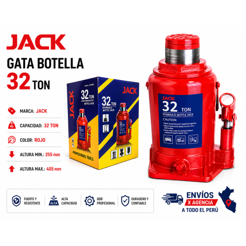 Gata botella 32 toneladas JACK