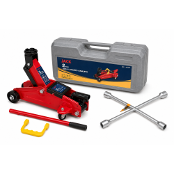 Gata Lagarto 2 ton + maletin  + Llave cruz - JACK