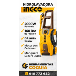 Hidrolavadora 2000 W - INGCO
