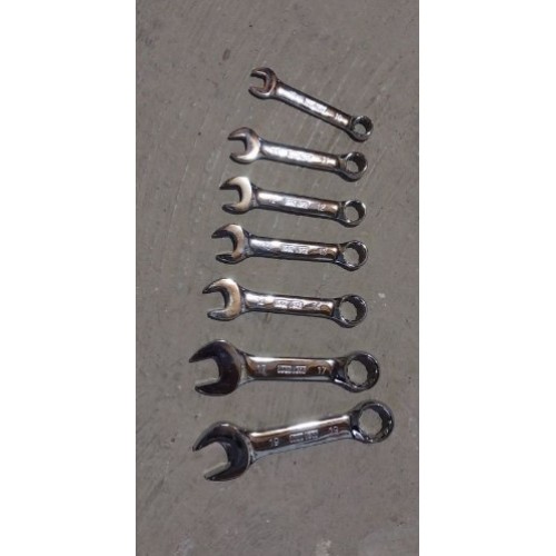 llave corta mm x 7 unidades TOOLMAX