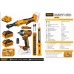 LLave DE Impacto 500Nm + LLAVE Rachet + SET DADOS IMPACTO + LINTERNA