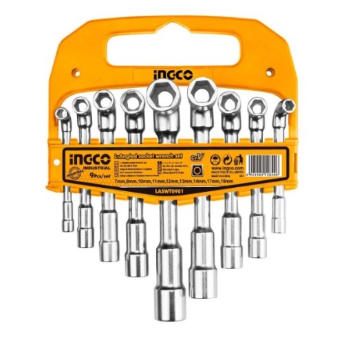 Llave tubo, pipa x 9 unidades INGCO