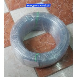 Manguera 3/8 L transparente - (nivel)