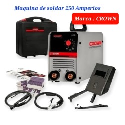 Maquina de Soldar 250 Amper CROWN