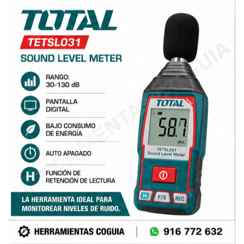 Medidor digital de nivel sonoro