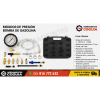 Medidor de Presión para Bomba de Gasolina (Kit Profesional)
