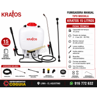 Mochila manual para Fumigar 15 litros - KRATOS