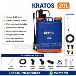 Mochila manual para Fumigar A 20 litros - KRATOS