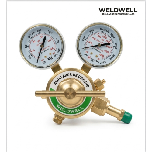 Regulador de Oxigeno ndustrial WELDWELL