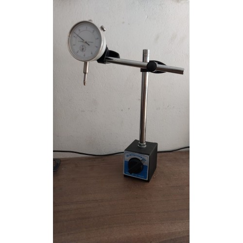 Reloj comparador naranja  + Base magnetica