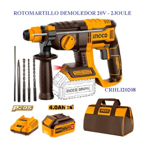 Rotomartillo 20v - 2Joule  INGCO
