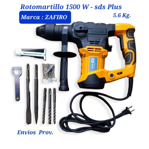 Rotomartillo 1500 w, sds plus ZAFIRO