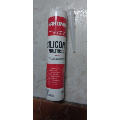 Silicona transparente 280 gr HARDMAN