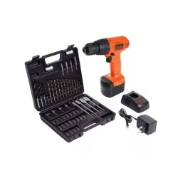 Taladro bateria 12 V + Accesorios  BLACK & DECKER