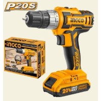 Taladro inalambrico 20V -2 Amper  INGCO