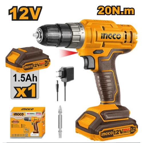Taladro 12V 1.5 amperios - INGCO Taladro 12V 1.5 amperios - INGCO